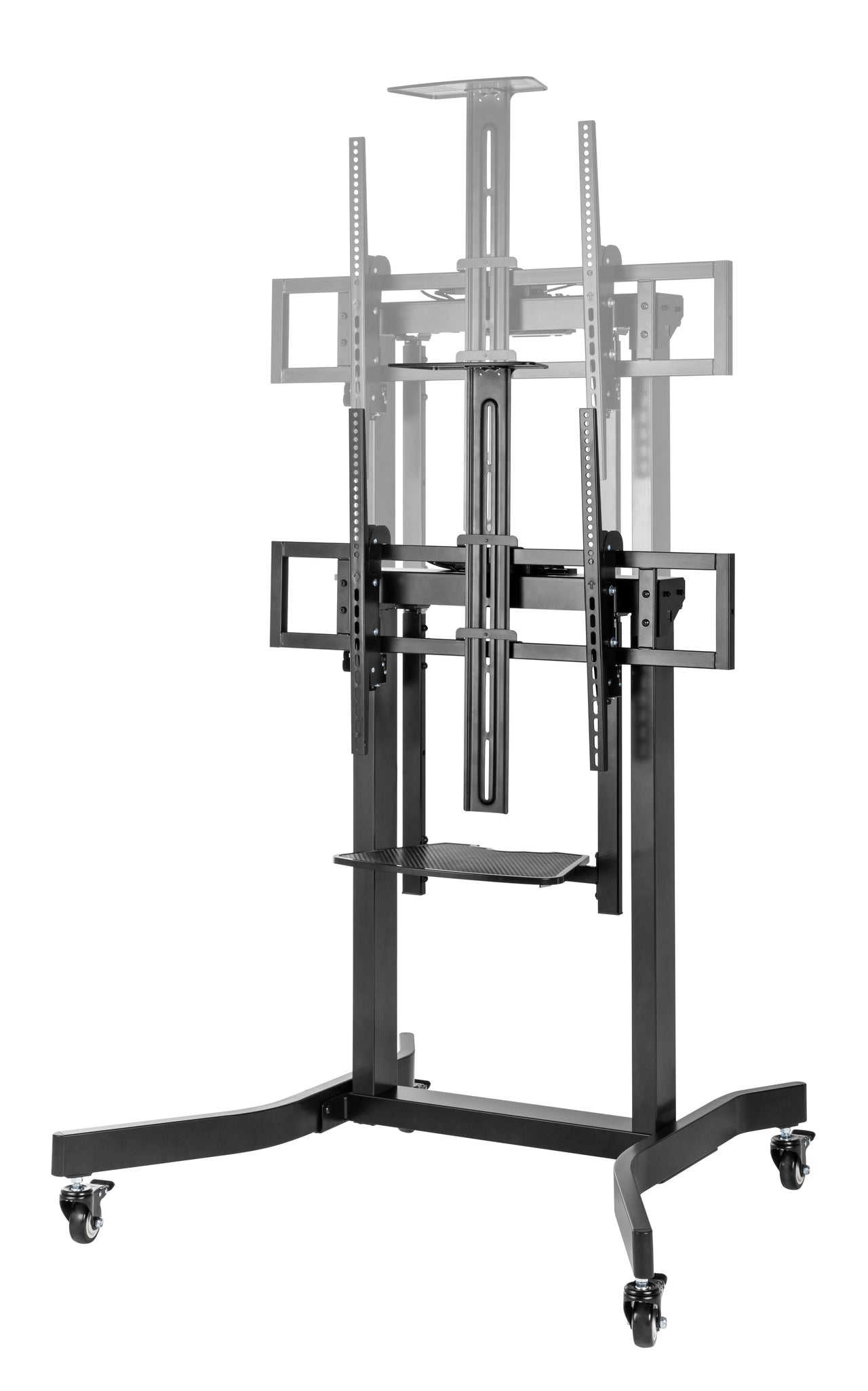 EQ TE 55-100 Stand for Interactive Displays/TV | Fits 55" - 100" | Equipment Shelf and Camera Mount
