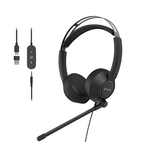 NEARITY EP220 – Professional USB Headset with Noise Cancellation
