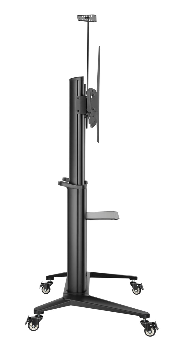 EQ TM 70-120 Stand for Interactive Displays | Fits 70"–120" | Free-Tilting Mechanism | Adjustable Camera & Equipment Shelves