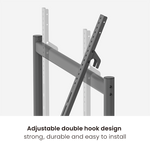 EQ TM 50-86 Stand for Interactive Displays | Fits 50" - 86" | Adjustable Hook Design