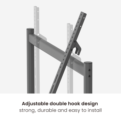 EQ TM 50-86 Stand for Interactive Displays | Fits 50" - 86" | Adjustable Hook Design