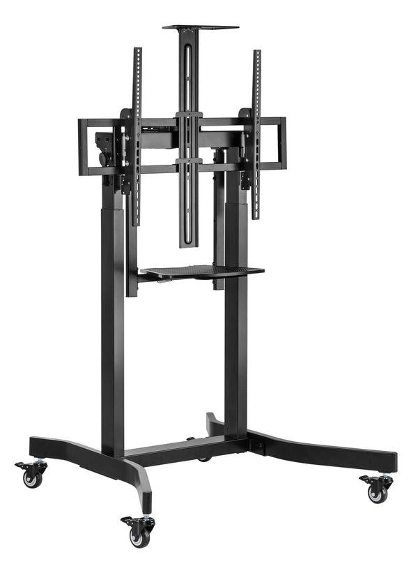 EQ TE 55-100 Stand for Interactive Displays/TV | Fits 55" - 100" | Equipment Shelf and Camera Mount
