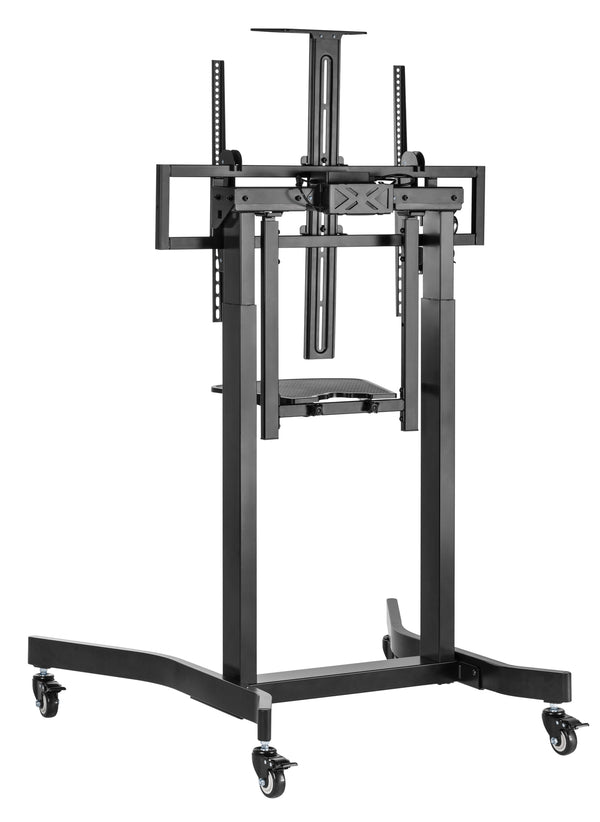 EQ TE 55-100 Stand for Interactive Displays/TV | Fits 55" - 100" | Equipment Shelf and Camera Mount