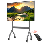 EQ TEX 75-90 Stand for Interactive Displays | Fits 75" - 90" | Remote Controller | Easy Height Adjustments